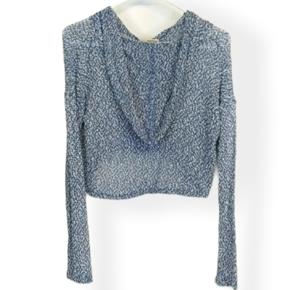 ⭕SOLD⭕ MUDD Knit Crop Pullover/ Hoodie - Picture 3 of 7